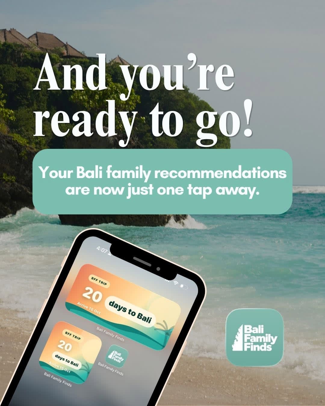 📱 DID YOU KNOW YOU CAN PUT BALI FAMILY FINDS RIGHT ON YOUR HOME SCREEN? 🌴

If you’re planning a Ba image 5