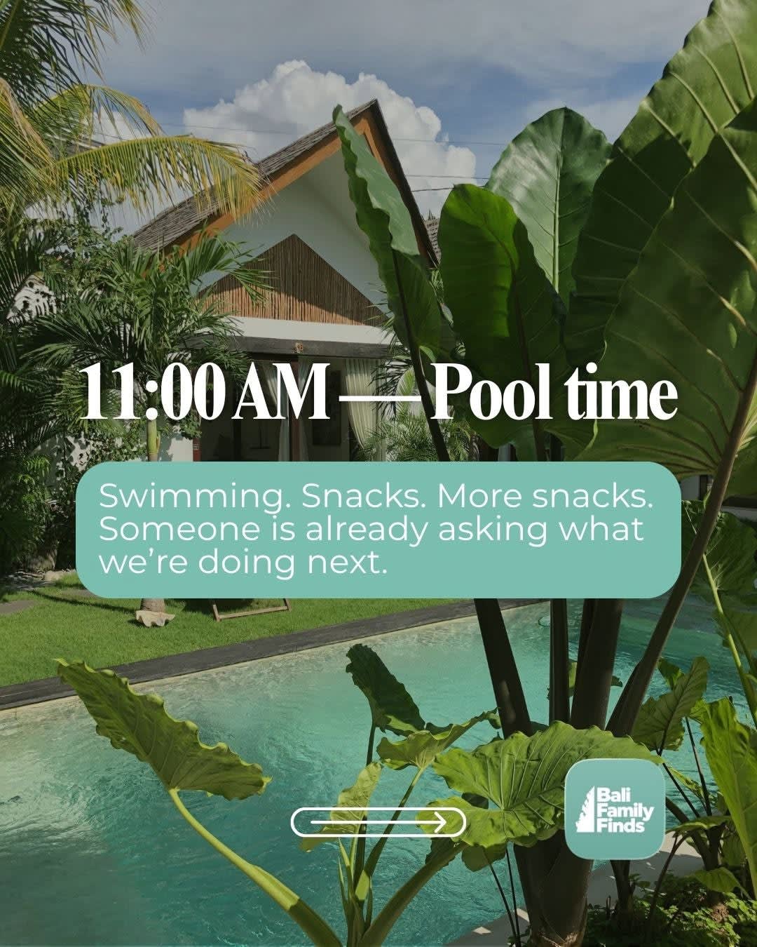 🌴 A realistic day in Bali with kids… because it doesn't always go to plan. 😂

8am: Breakfast. Ever image 3