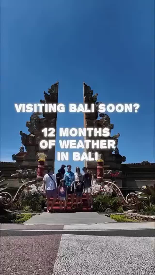 Bali weather by month 🌴☀️🌧️

We get asked this all the time, so we’ve broken it all down in the vi