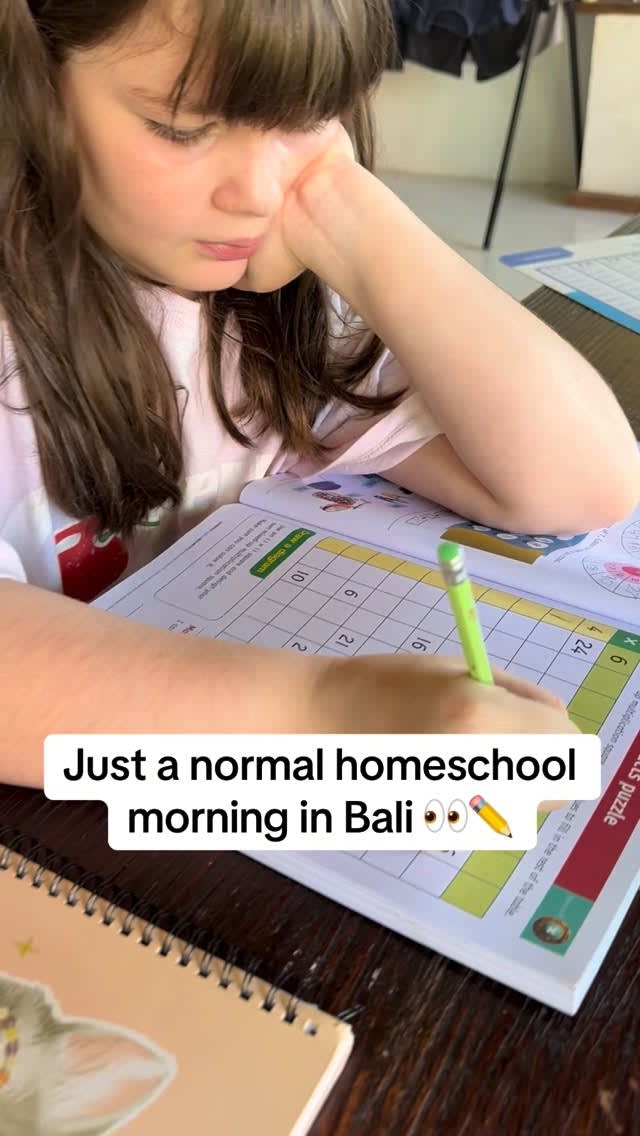 A Homeschool Morning Adventure with a Rescued Bird in Bali