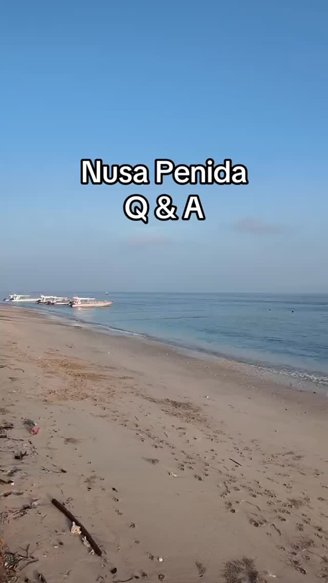 Final day on Nusa Penida 🌴🤍

Before we jumped on the boat back to Bali, we thought we'd answer som