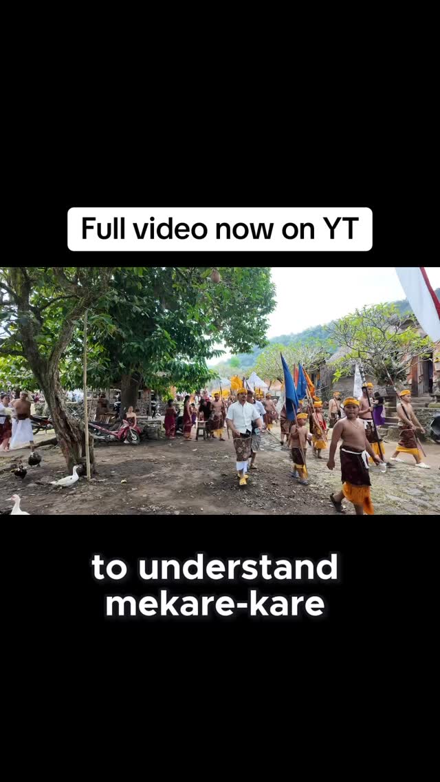 Most people visit Bali without ever hearing about the Bali Aga people.

Tenganan Village is one of B