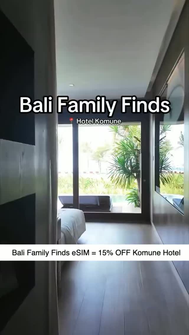 🌴 Waking up to this view? Yes please. 🤍

If Komune Hotel & Beach Club has been on your Bali wishli
