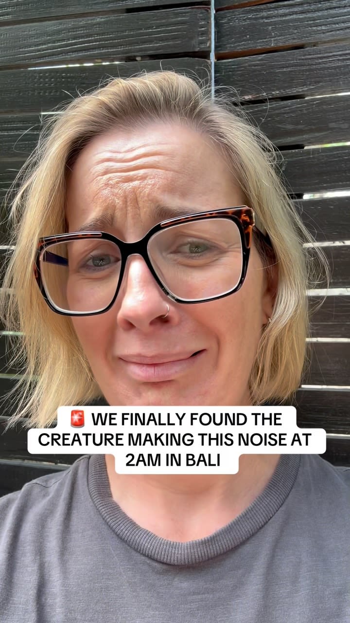 A few nights ago we were woken up by the strangest noise outside.

It sounded like some kind of dist