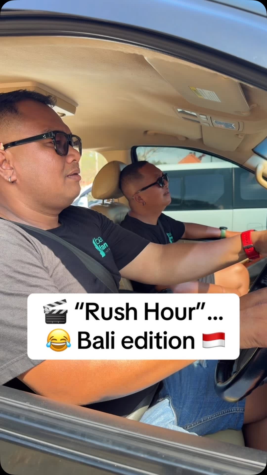 BALI “RUSH HOUR” 🚐🎤
If you’ve seen Rush Hour, you’ll know exactly what inspired this one. 😂

When