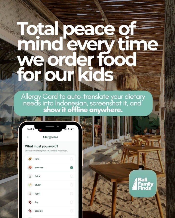 🍜 TRAVELLING TO BALI WITH A FOOD ALLERGY? SAVE THIS. ❤️
One of the things we really wanted to make 