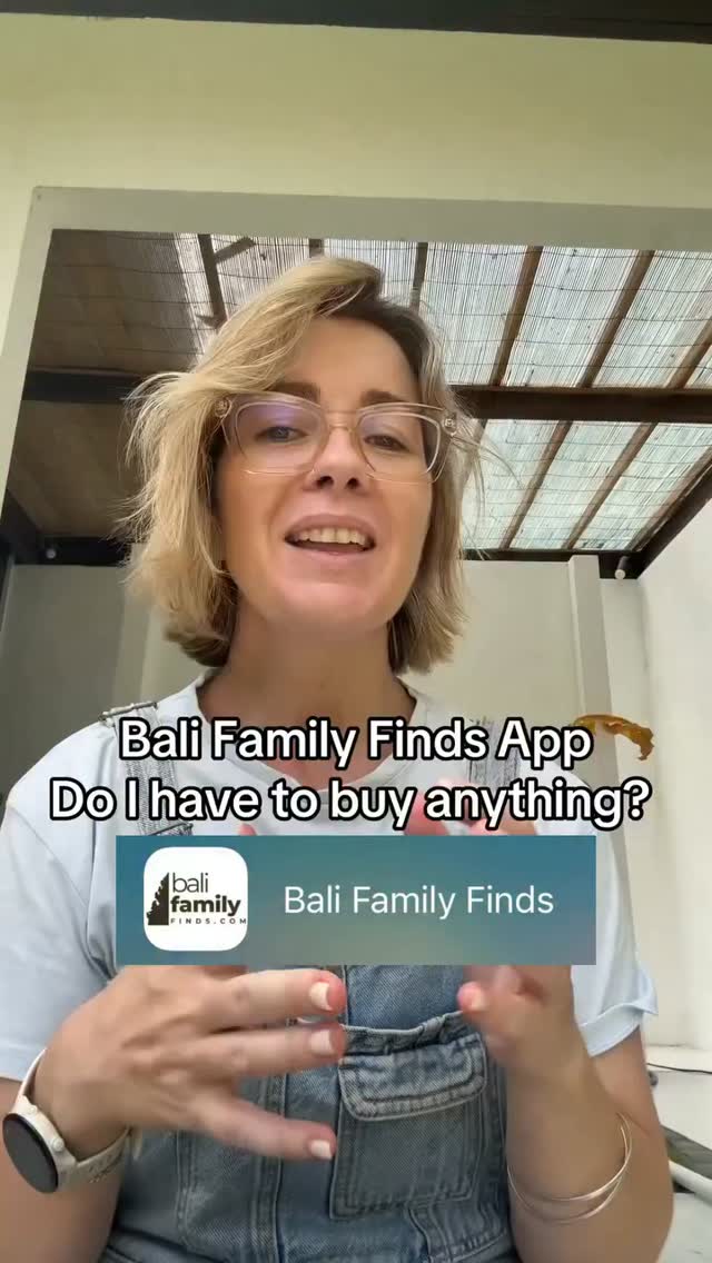 Bali planning can get overwhelming pretty quickly 🤍

Our idea for Bali Family Finds was simple: put