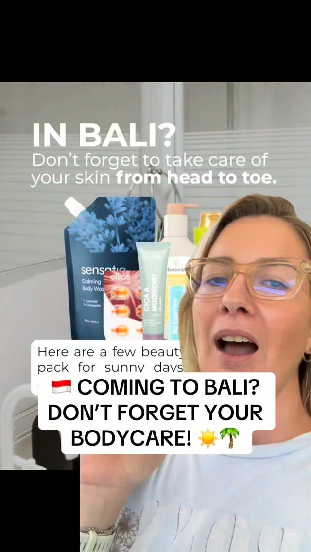 BALI SKINCARE DOESN’T STOP AT YOUR FACE! ☀️🌴

The Bali heat, humidity, sunshine, swimming, salt wat