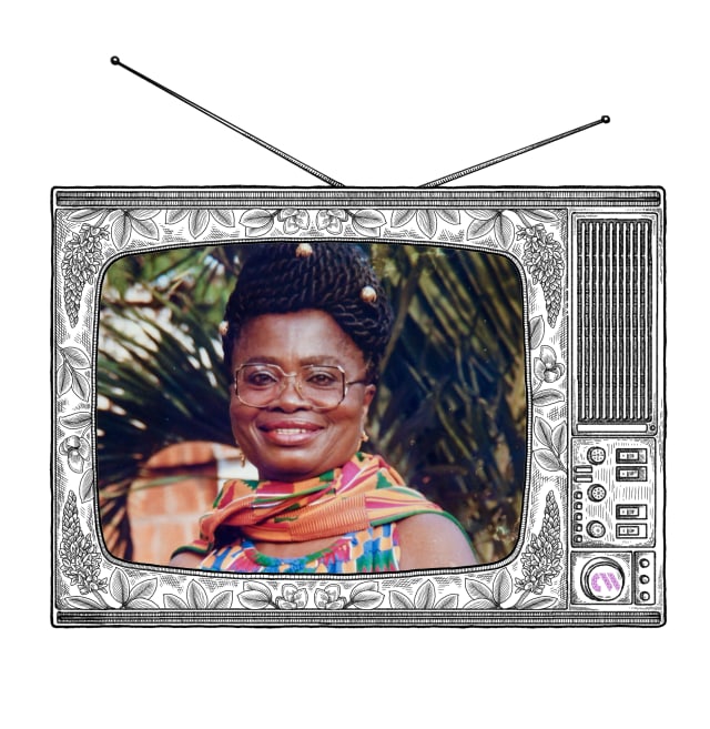 illustrated portrait of Marian Addy