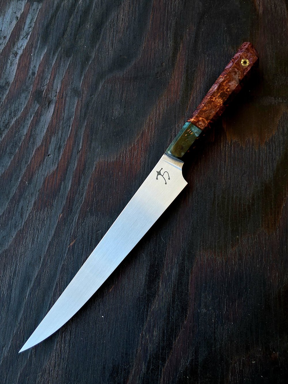 Detailed view 6 of Hand-forged Damascus steel Thin Forged Koi Set - First copy