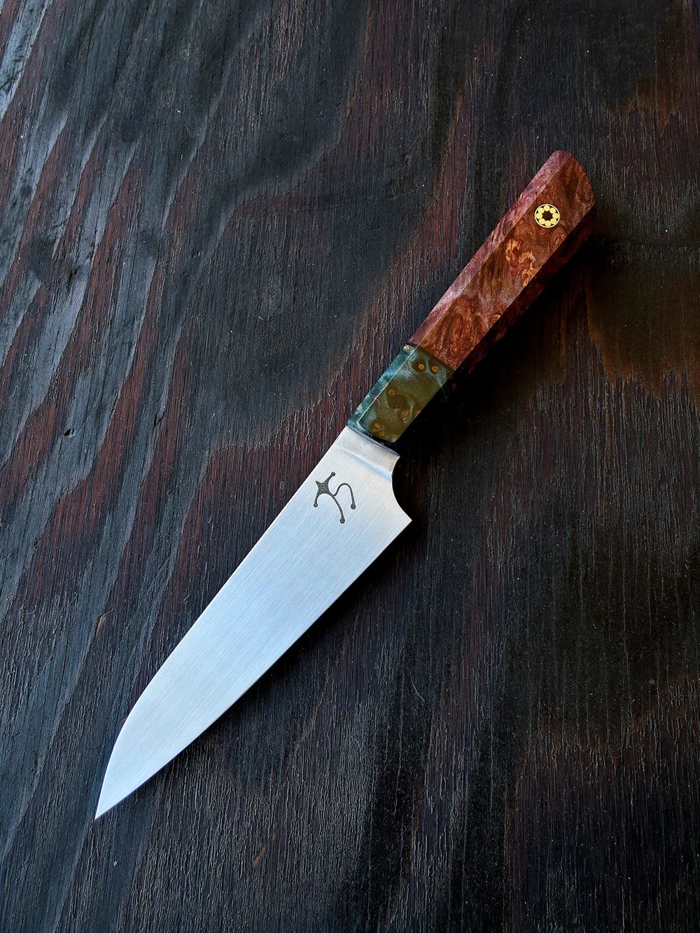 Detailed view 5 of Hand-forged Damascus steel Thin Forged Koi Set - First copy