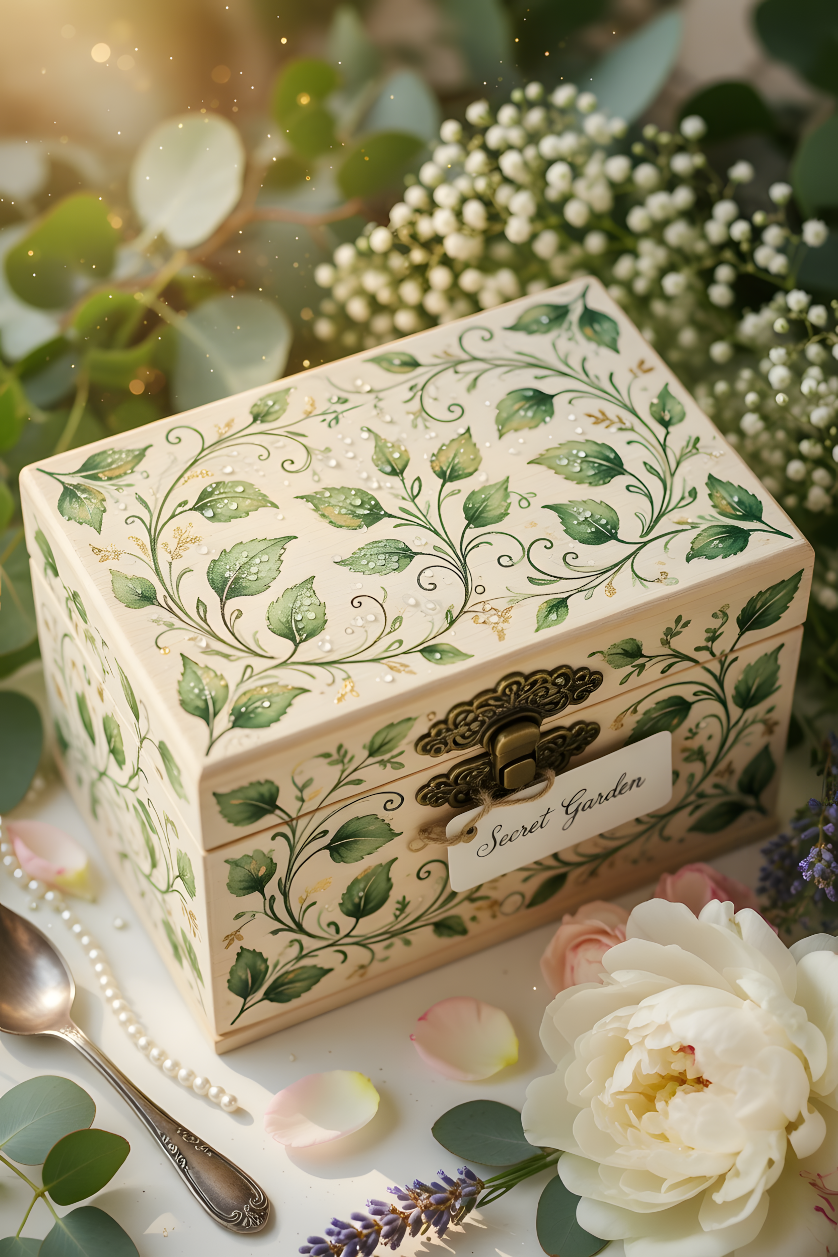 40 Unique Handmade Gift Ideas for Her Birthday: Stylish Painted Jewelry Boxes