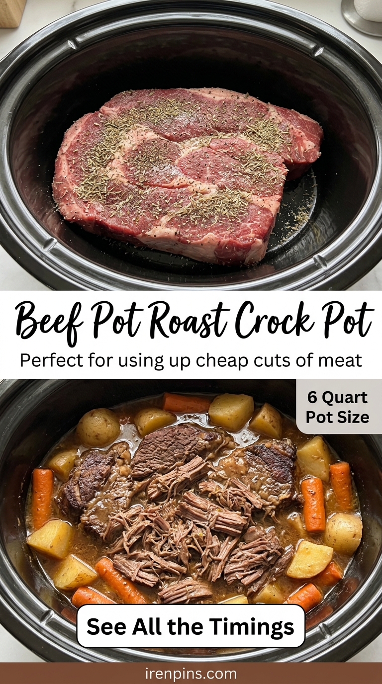 Beef Pot Roast Crock Pot Method: Browning Step or Skip It