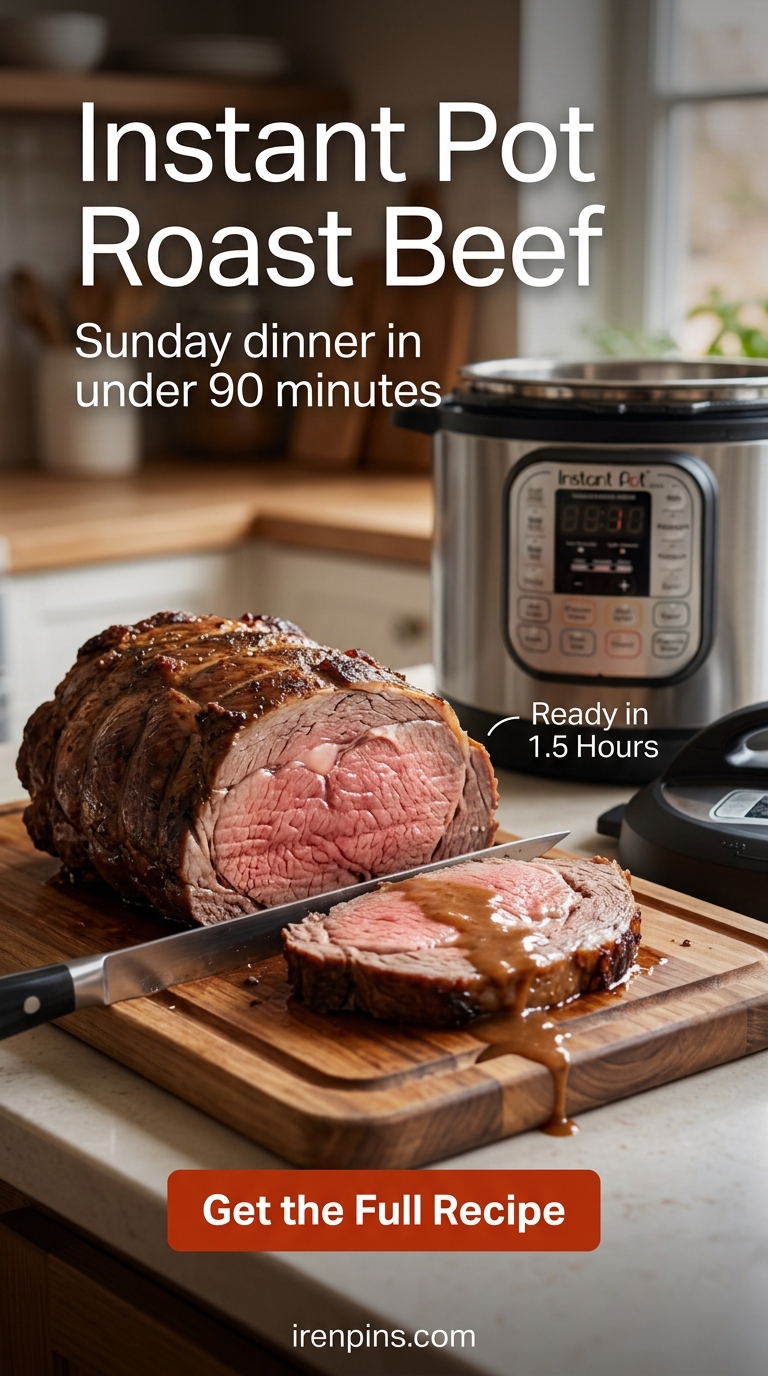 Instant Pot Roast Beef: Minutes Per Pound Instead of Hours on Low