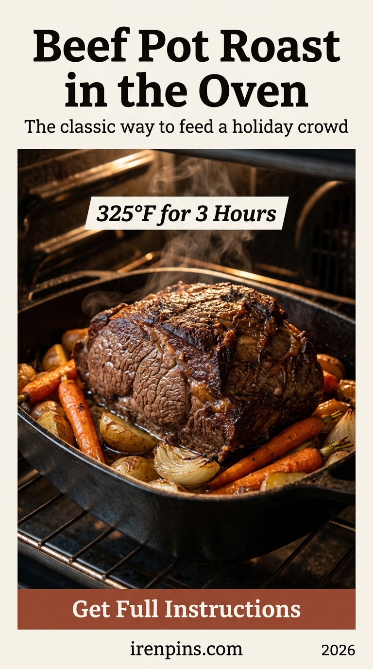 Beef Pot Roast in the Oven When the Slow Cooker Is Already Busy