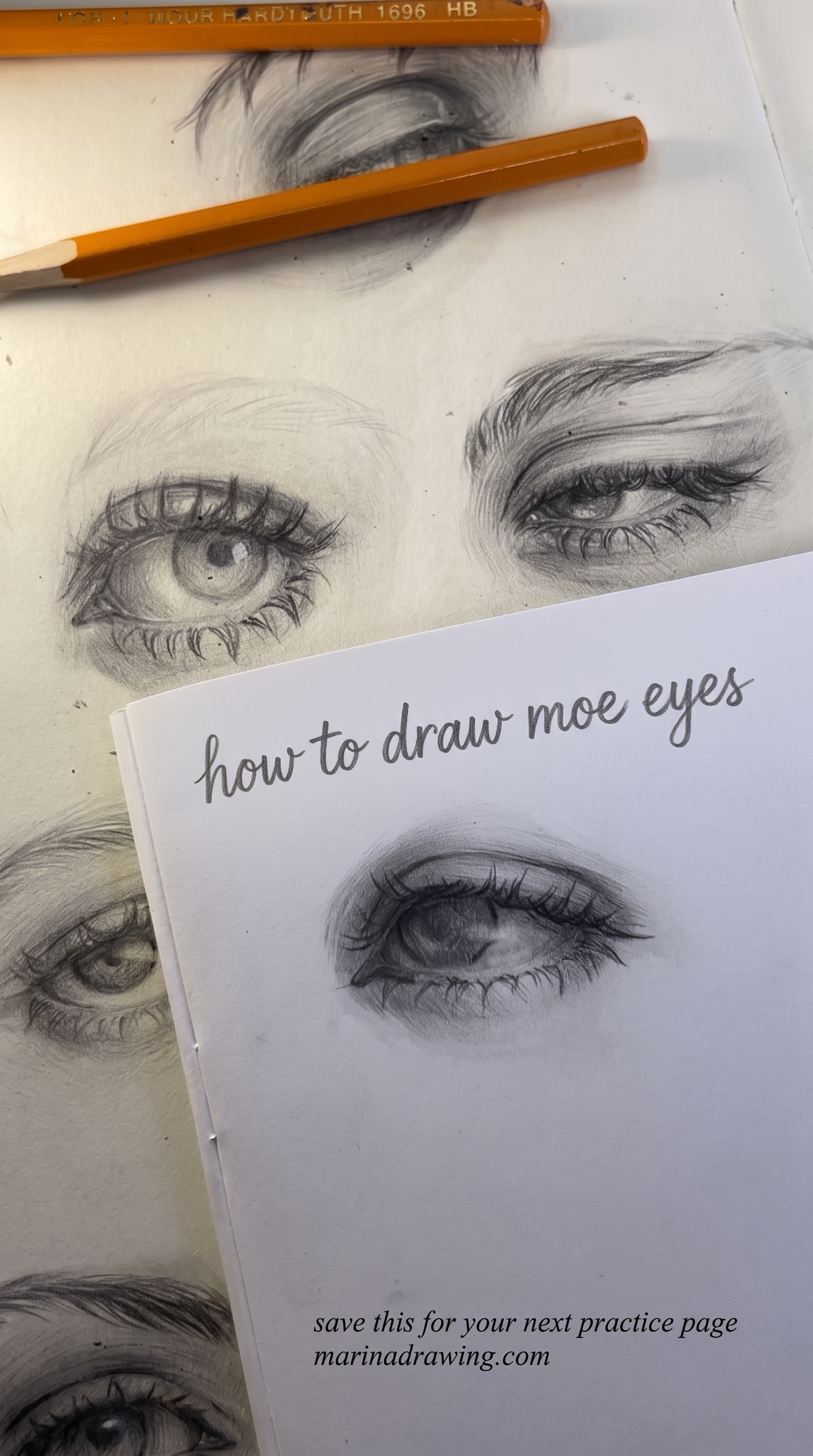 How to draw moe eyes: the highlight goes on last