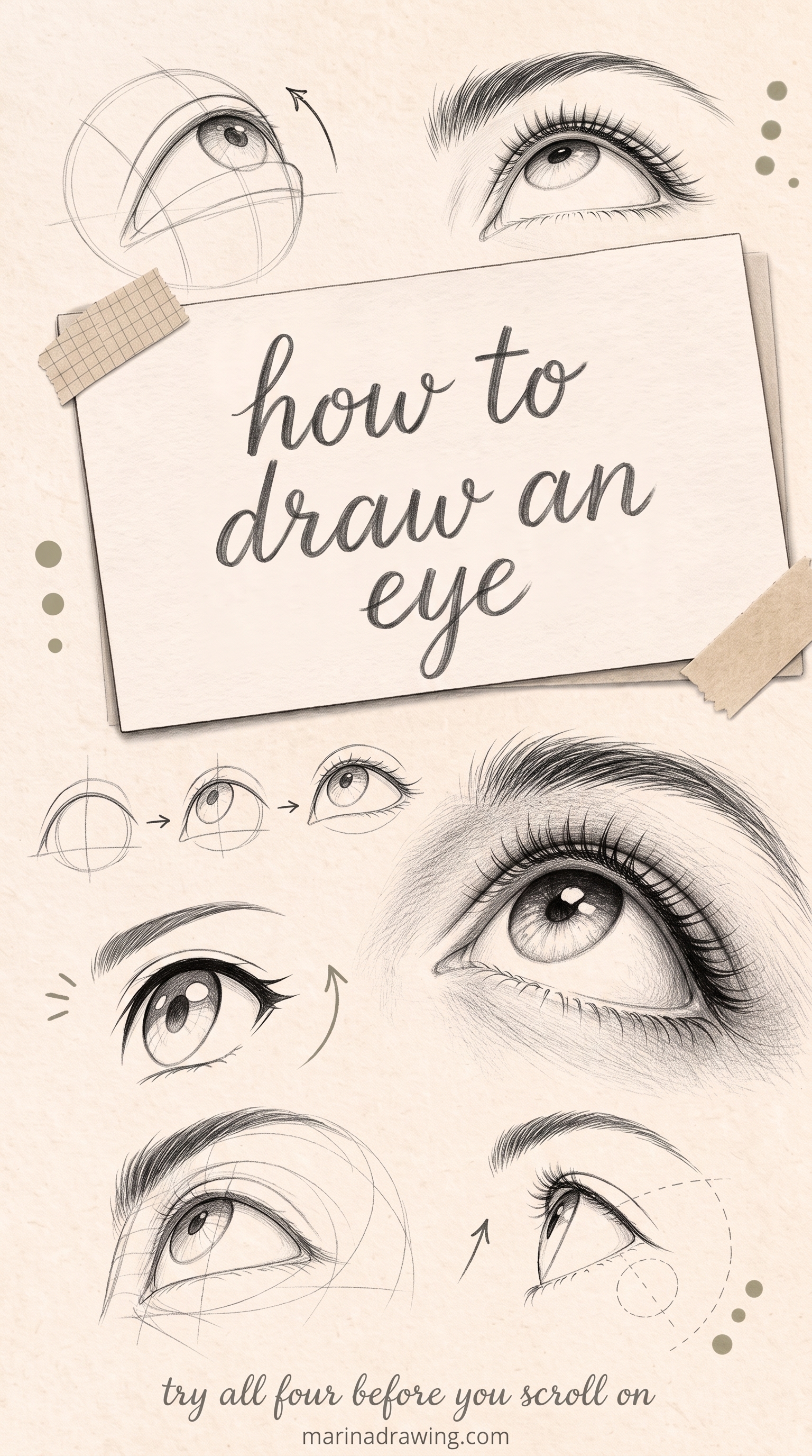 How to draw an eye that stops looking flat