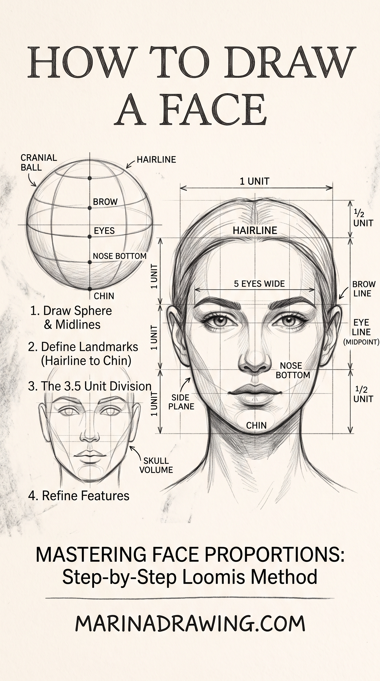How to Draw a Face for Beginners — One Pencil, Every Value, similar to How to Draw Straight Hair.
