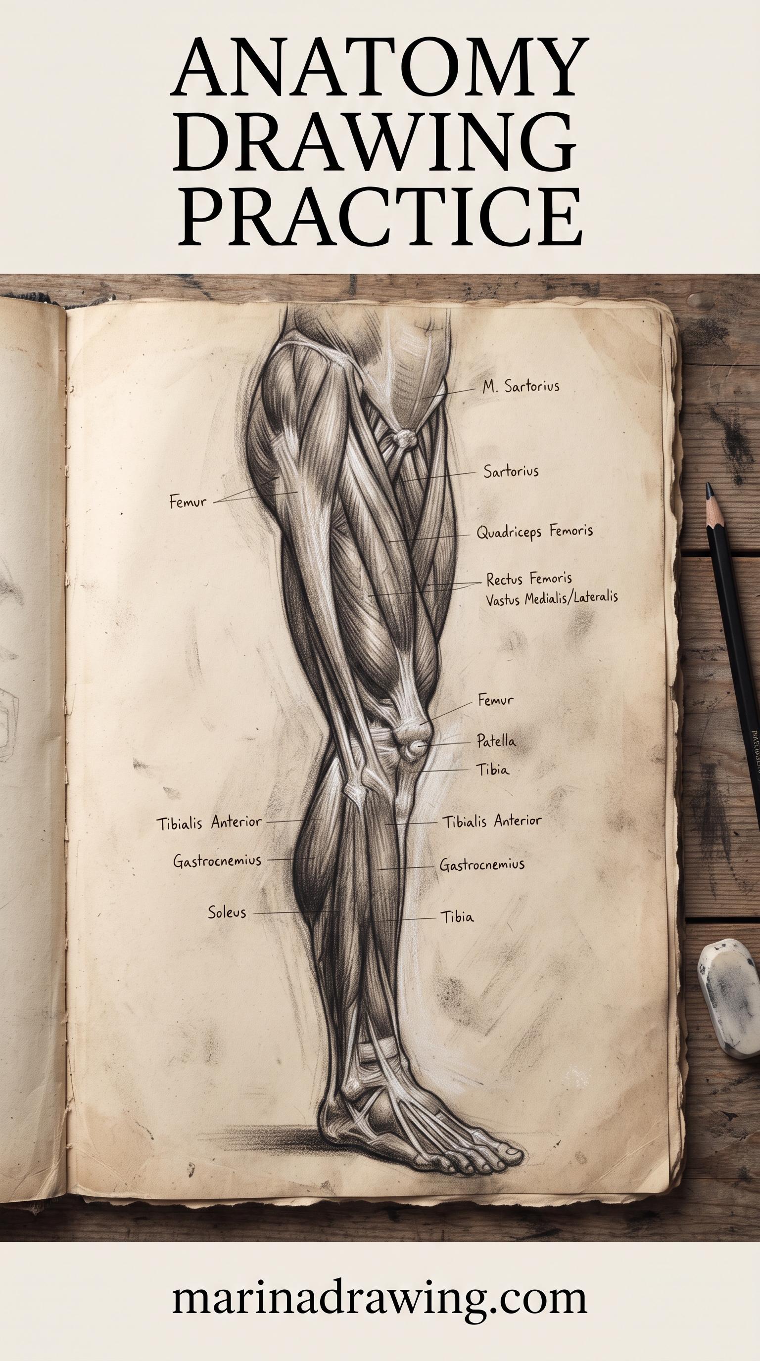 Anatomy drawing practice pose reference — two angles of a hand study side by side, similar to hand pose reference.