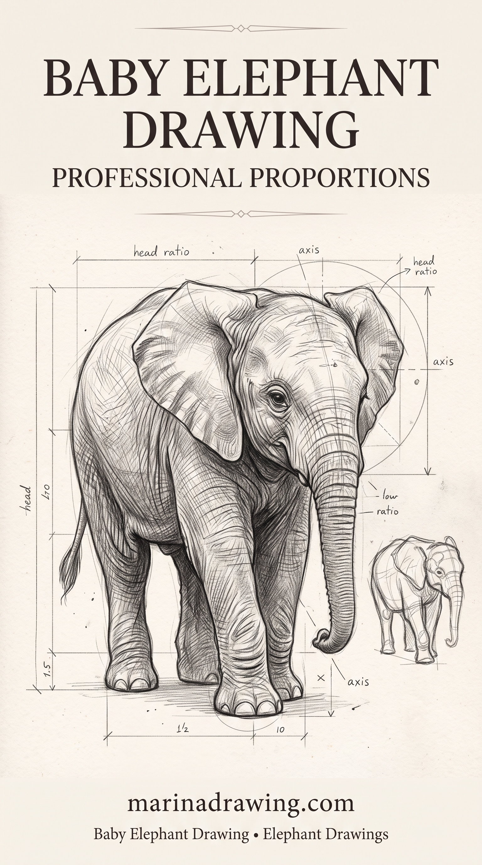 Baby Elephant Drawing With Stubby Legs