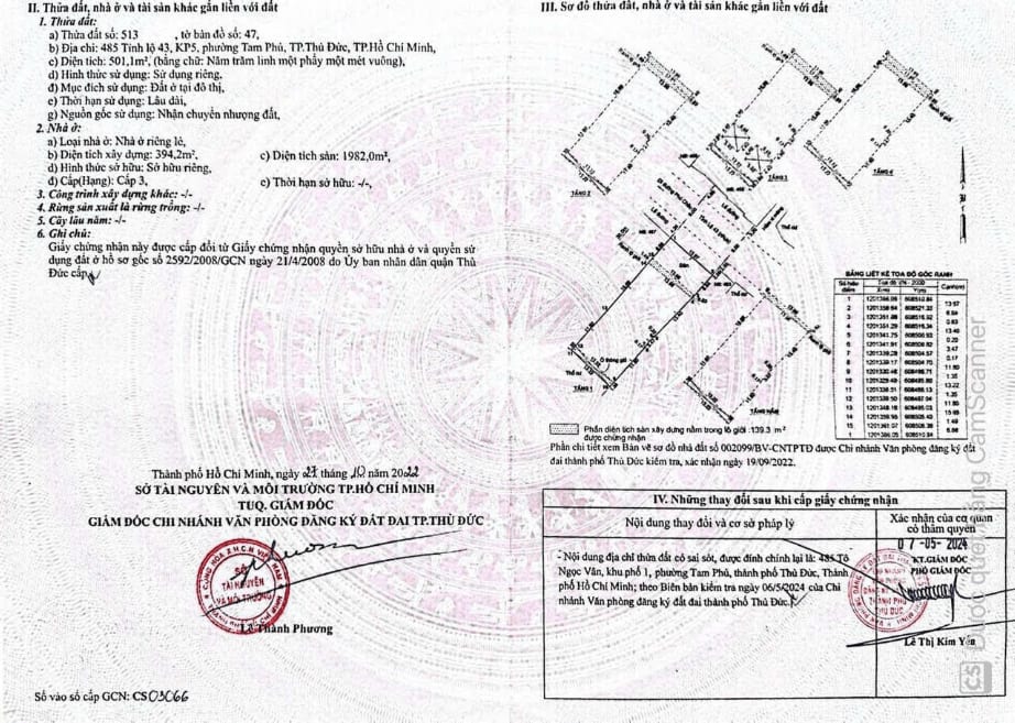 Bán 75 tỷ 501m² Đất thổ cư 485, Đường Tô Ngọc Vân,Phường Tam Bình, Hồ Chí Minh, Tam Bình, Thành phố Hồ Chí Minh - Ảnh 1