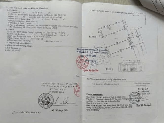 Bán 6.5 tỷ 56m² Đất thổ cư 84/59 Bùi Quang Là,Gò Vấp, An Hội Tây, Thành phố Hồ Chí Minh - Ảnh 1