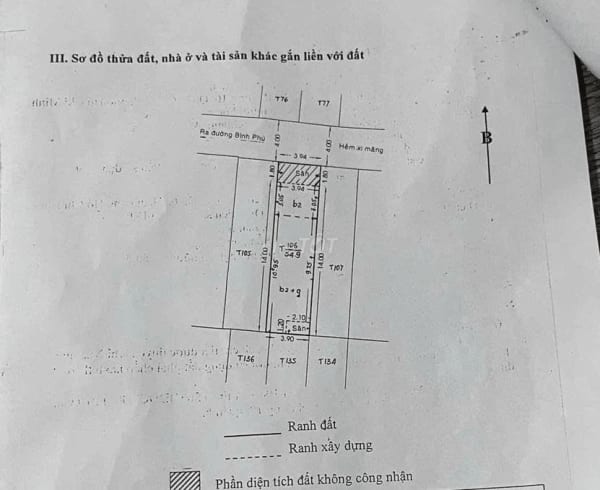 Cần bán Đất thổ cư 54.9m² 12 Lô v Cư Xá Phú Lâm D Phường 10 Quận 6, Bình Phú, Thành phố Hồ Chí Minh giá 6.9 tỷ - Ảnh 2