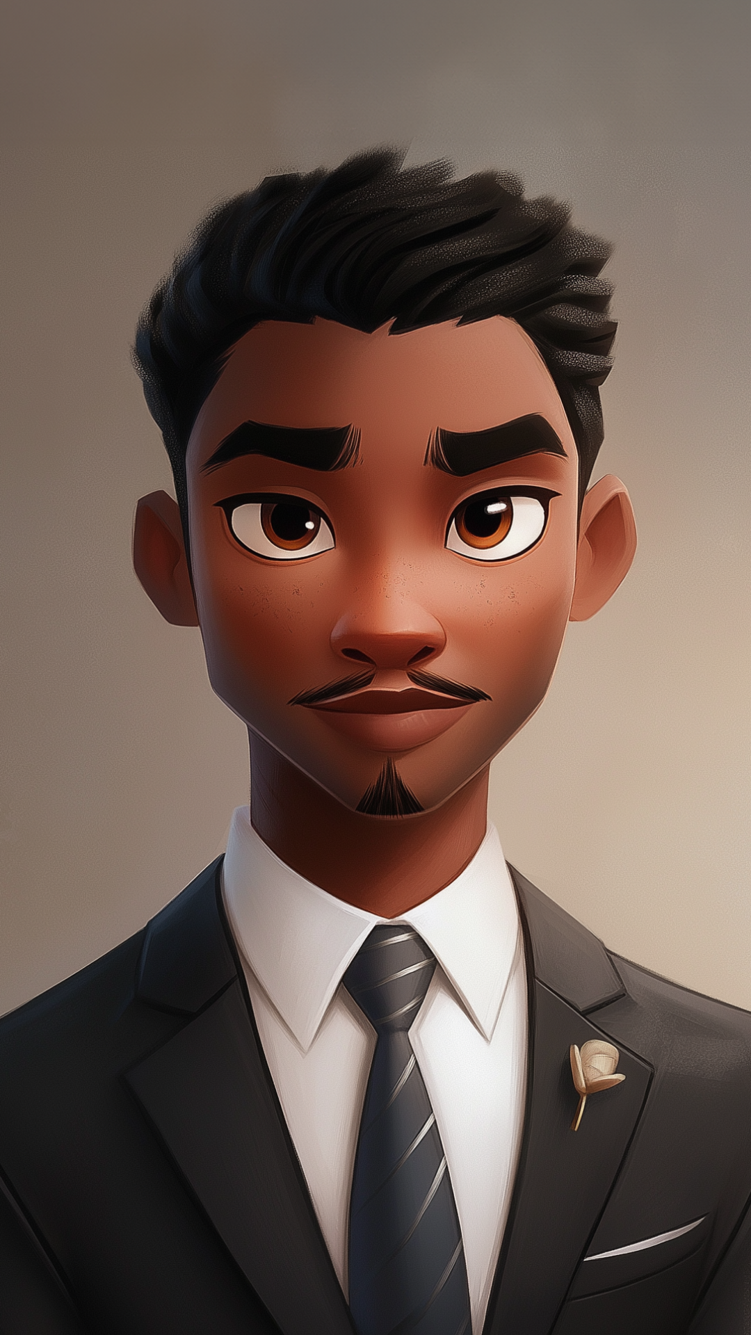 Young Black man in business suit