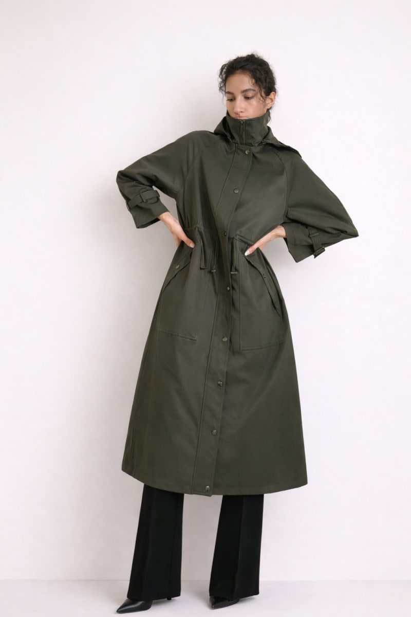 PARKA LONGUE À CAPUCHE - Vue 3