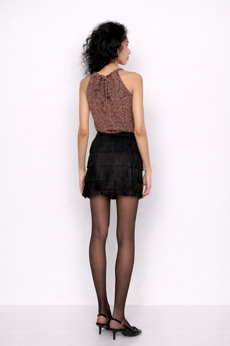 JUPE À FRANGE - Vue 4