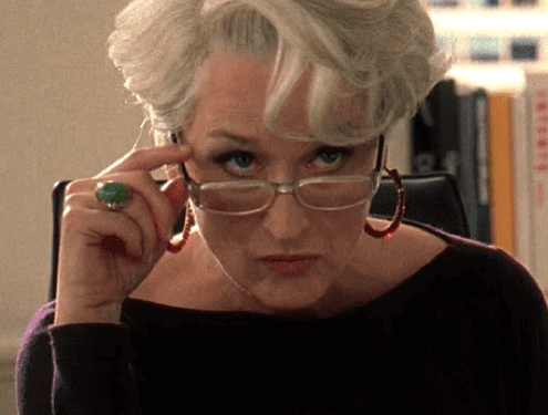 the devil wears prada movie scene