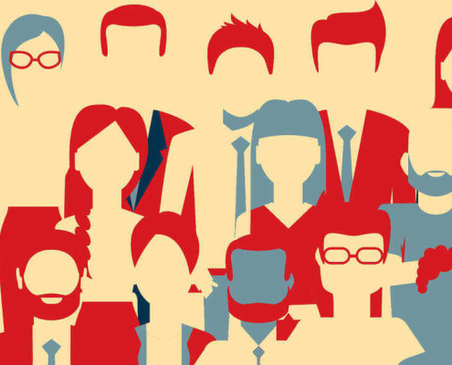 business men women illustration