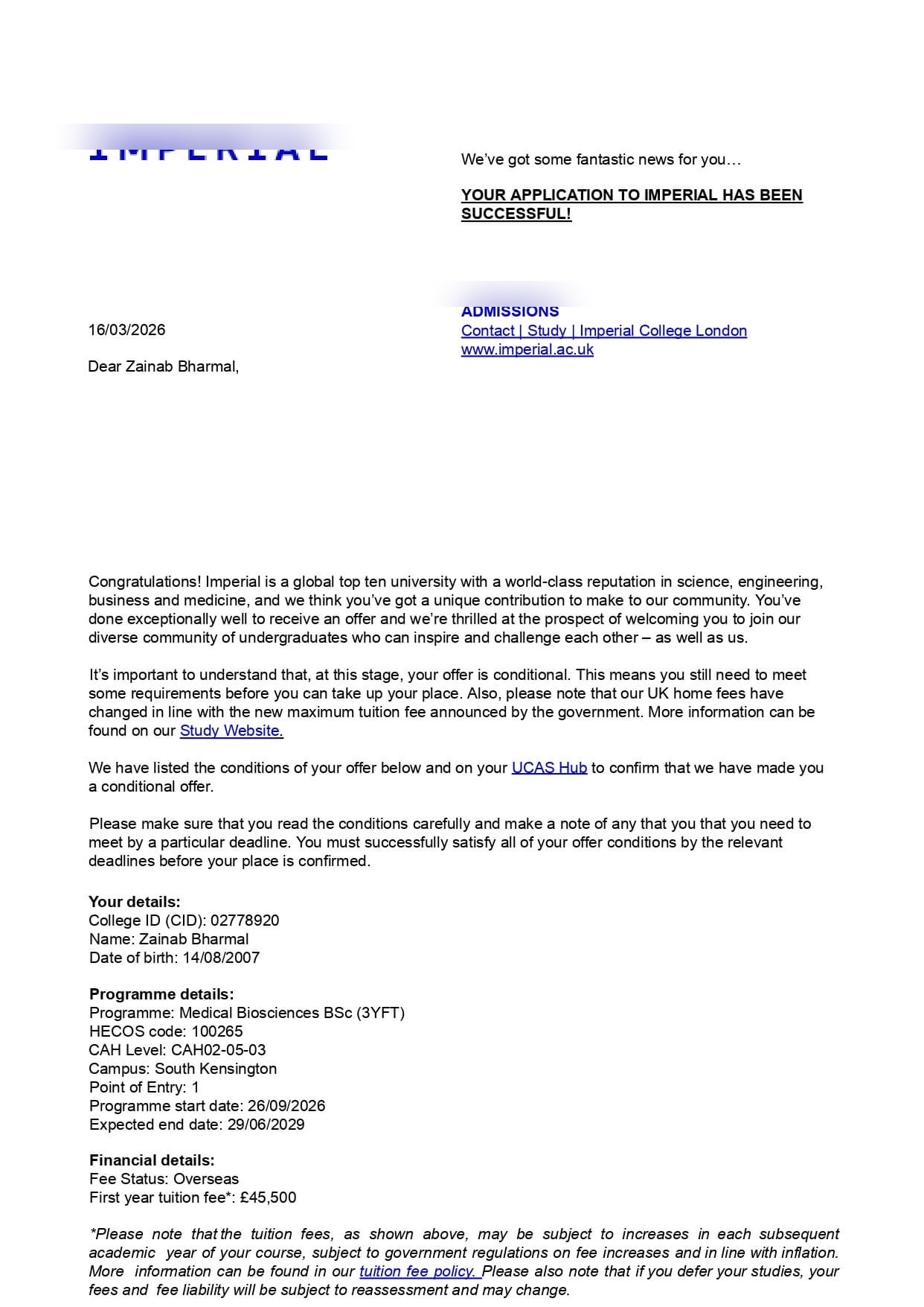 Acceptance Letter 11