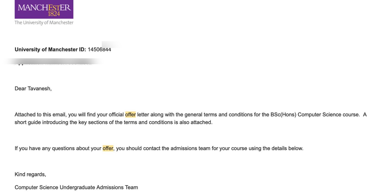 Acceptance Letter 5