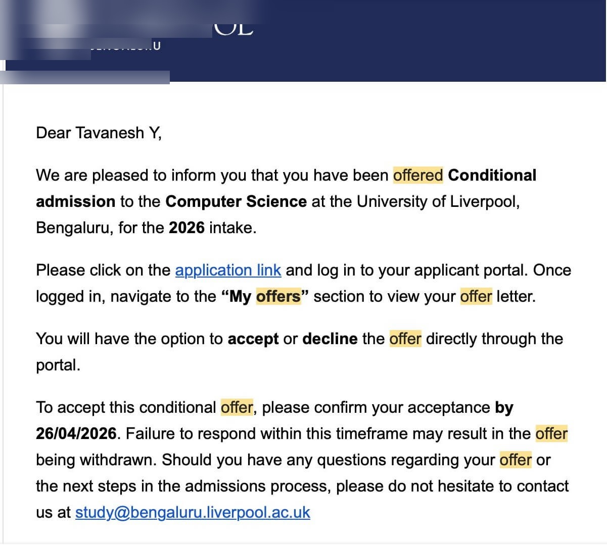 Acceptance Letter 4
