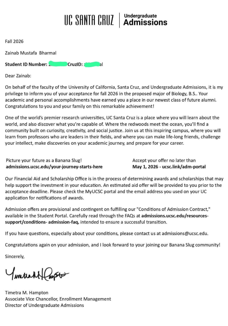 Acceptance Letter 4