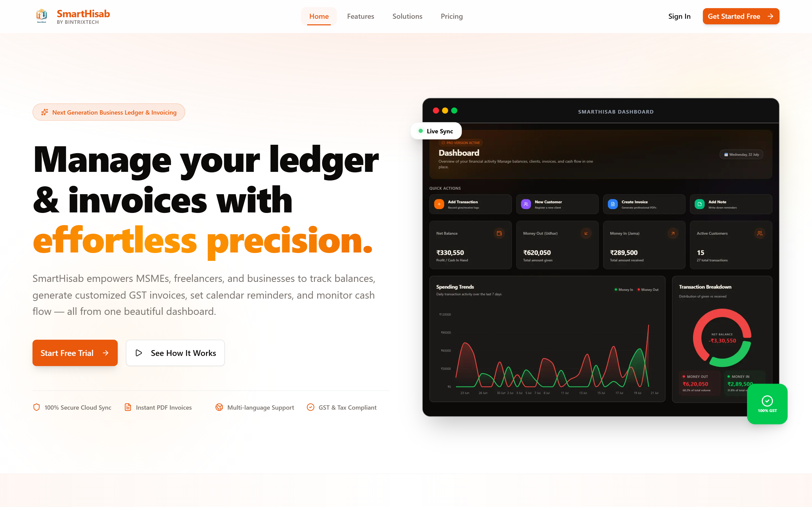 Smart Hisab Feature 1