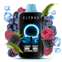 Одноразовая Pod-система Elf Bar 40000 Moon Night Blue Razz Ice (БЛАКИТНА МАЛИНА ЛЕД)