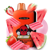 Одноразова Pod-система Elf Bar GH 23000 Strawberry Watermelon Bubble Gum (КАВУН ПОЛУНИЦЯ ЖУВАЛЬНА ГУМКА)