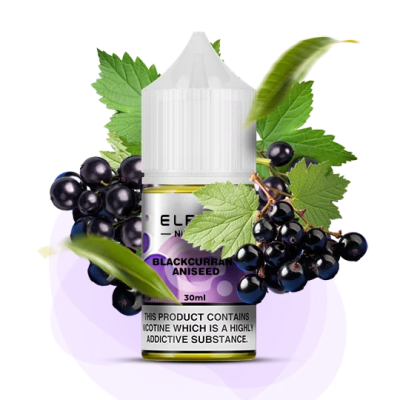 Рідина ELFLIQ Blackcurrant Aniseed  30 мл (ЧОРНА СМОРОДИНА АНИС) від ELFLIQ - ELFLIQ 30ml | Купити в Україні | ELF PAR