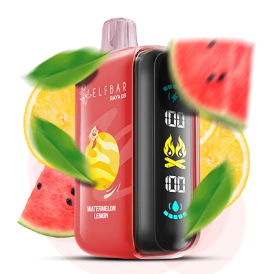 Одноразова Pod-система Elf Bar RAYA D3 25000  Watermelon Lemon (КАВУН ЛИМОН) від Elfbar - ELFBAR RAYA D3 25000 | Купити в Україні | ELF PAR