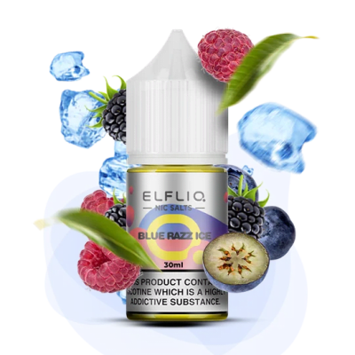 Рідина ELFLIQ Blue Razz 30 мл (БЛАКИТНА МАЛИНА З ЛЬОДОМ) від ELFLIQ - ELFLIQ 30ml | Купити в Україні | ELF PAR