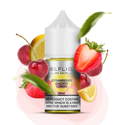 Рідина ELFLIQ Strawberry Cherry Lemon 30 мл (ПОЛУНИЦЯ ВИШНЯ ЛИМОН) від ELFLIQ - ELFLIQ 30ml | Купити в Україні | ELF PAR