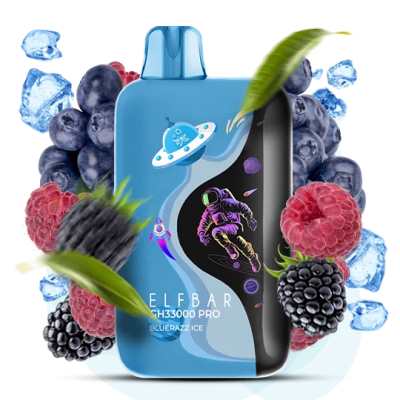 Одноразова Pod-система Elf Bar GH 33000 Pro Blue Razz Ice (БЛАКИТНА МАЛИНА ЛІД) від Elfbar - ELFBAR GH 33000 PRO | Купити в Україні | ELF PAR
