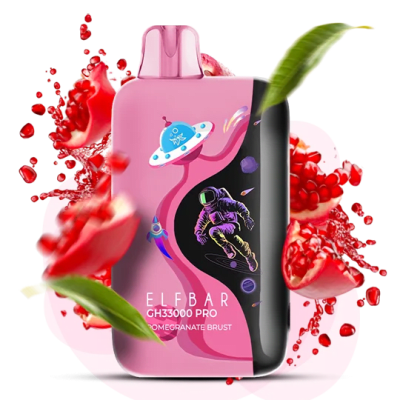 Одноразова Pod-система Elf Bar GH 33000 Pro Pomegranate Burst (ГРАНАТ ВИБУХ) від Elfbar - ELFBAR GH 33000 PRO | Купити в Україні | ELF PAR