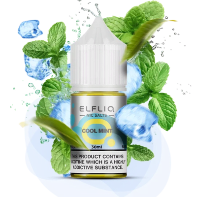 Рідина ELFLIQ Cool Mint 30 мл (ПРОХОЛОДНА М'ЯТА) від ELFLIQ - ELFLIQ 30ml | Купити в Україні | ELF PAR