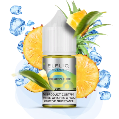 Рідина ELFLIQ Pineapple Ice 30 мл (АНАНАС З ЛЬОДОМ) від ELFLIQ - ELFLIQ 30ml | Купити в Україні | ELF PAR