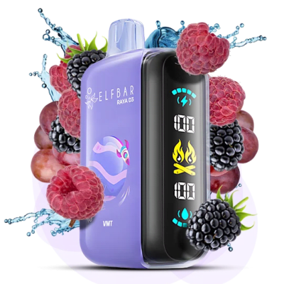 Одноразова Pod-система Elf Bar RAYA D3 25000  Vimto від Elfbar - ELFBAR RAYA D3 25000 | Купити в Україні | ELF PAR