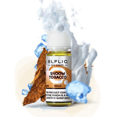 Рідина ELFLIQ Snoow Tobacco 30 мл (ТЮТЮН З ЛЬОДОМ) від ELFLIQ - ELFLIQ 30ml | Купити в Україні | ELF PAR