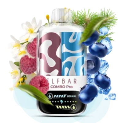 Одноразова Pod-система Elf Bar COMBO PRO 30000 Jasmine Raspberry Blueberry Ice (ЖАСМИН МАЛИНА ЧОРНИЦЯ ЛІД) від Elfbar - ELFBAR COMBO PRO 30000 | Купити в Україні | ELF PAR